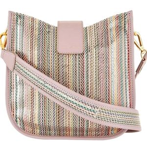 Lori Goldstein Logo Crossbody Bag W/Guitar Strap